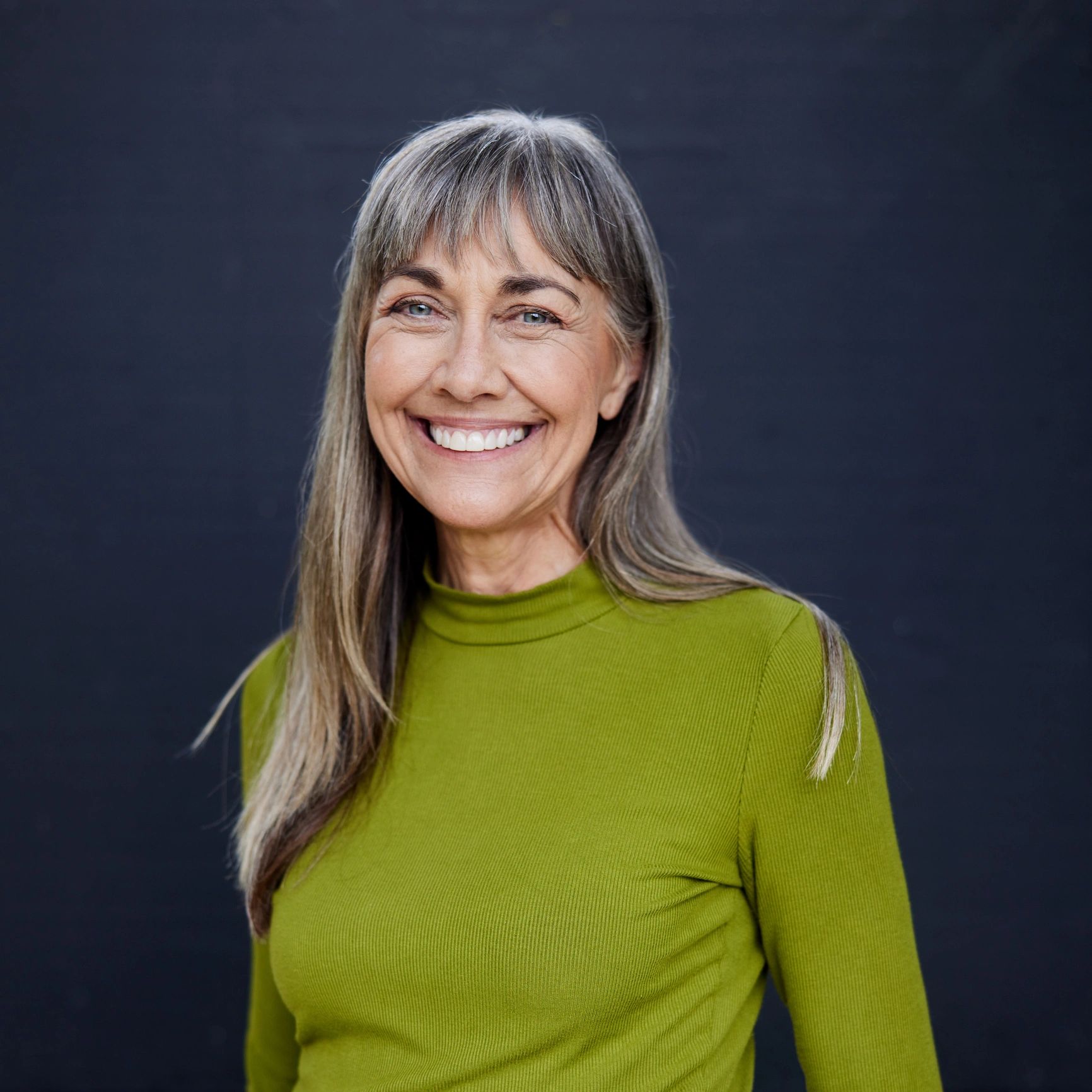 Smiling patient portrait